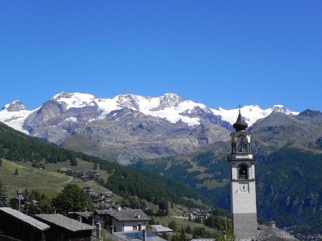Villa Americana Chambres D'Hotes Champoluc Bagian luar foto