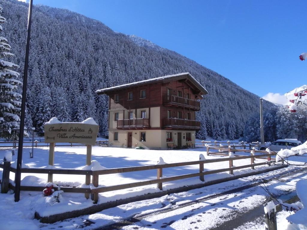Villa Americana Chambres D'Hotes Champoluc Bagian luar foto